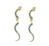 Snake-shaped Detachable Stud Earrings for Women