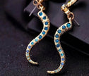 Snake-shaped Detachable Stud Earrings for Women