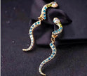Snake-shaped Detachable Stud Earrings for Women
