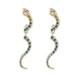 Snake-shaped Detachable Stud Earrings for Women