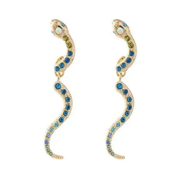 Snake-shaped Detachable Stud Earrings for Women