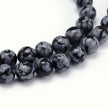 Snowflake Obsidian Gemstone Bead