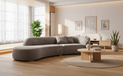 SoftTouch Suede Sofa