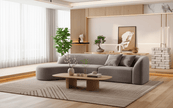 SoftTouch Suede Sofa