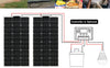 100-300w flexible solar panels 12/24v + inverter KIT