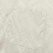 Solid Color Jacquard Floral Short Sleeve Shirt