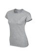 Solid color women's short-sleeved T-shirt combed cotton bottoming shirt advertising shirt custom