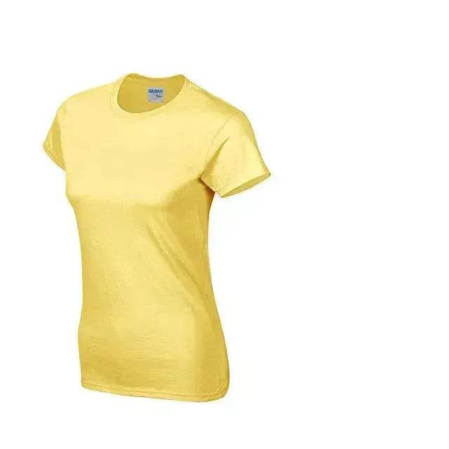 Solid color women's short-sleeved T-shirt combed cotton bottoming shirt advertising shirt custom