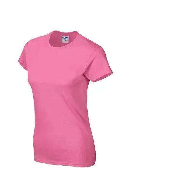 Solid color women's short-sleeved T-shirt combed cotton bottoming shirt advertising shirt custom