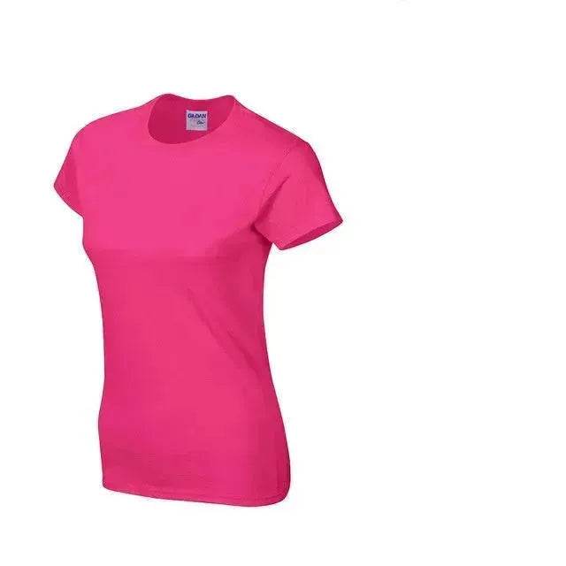 Solid color women's short-sleeved T-shirt combed cotton bottoming shirt advertising shirt custom