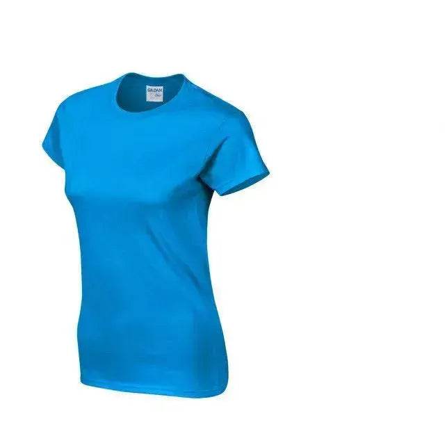 Solid color women's short-sleeved T-shirt combed cotton bottoming shirt advertising shirt custom