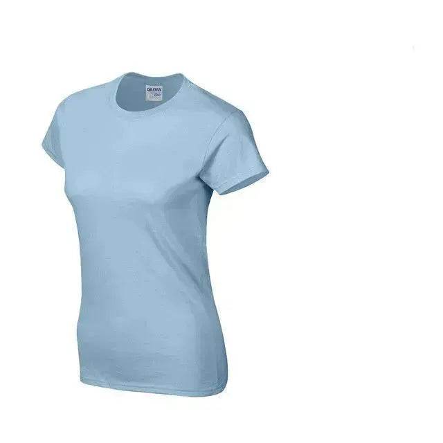 Solid color women's short-sleeved T-shirt combed cotton bottoming shirt advertising shirt custom