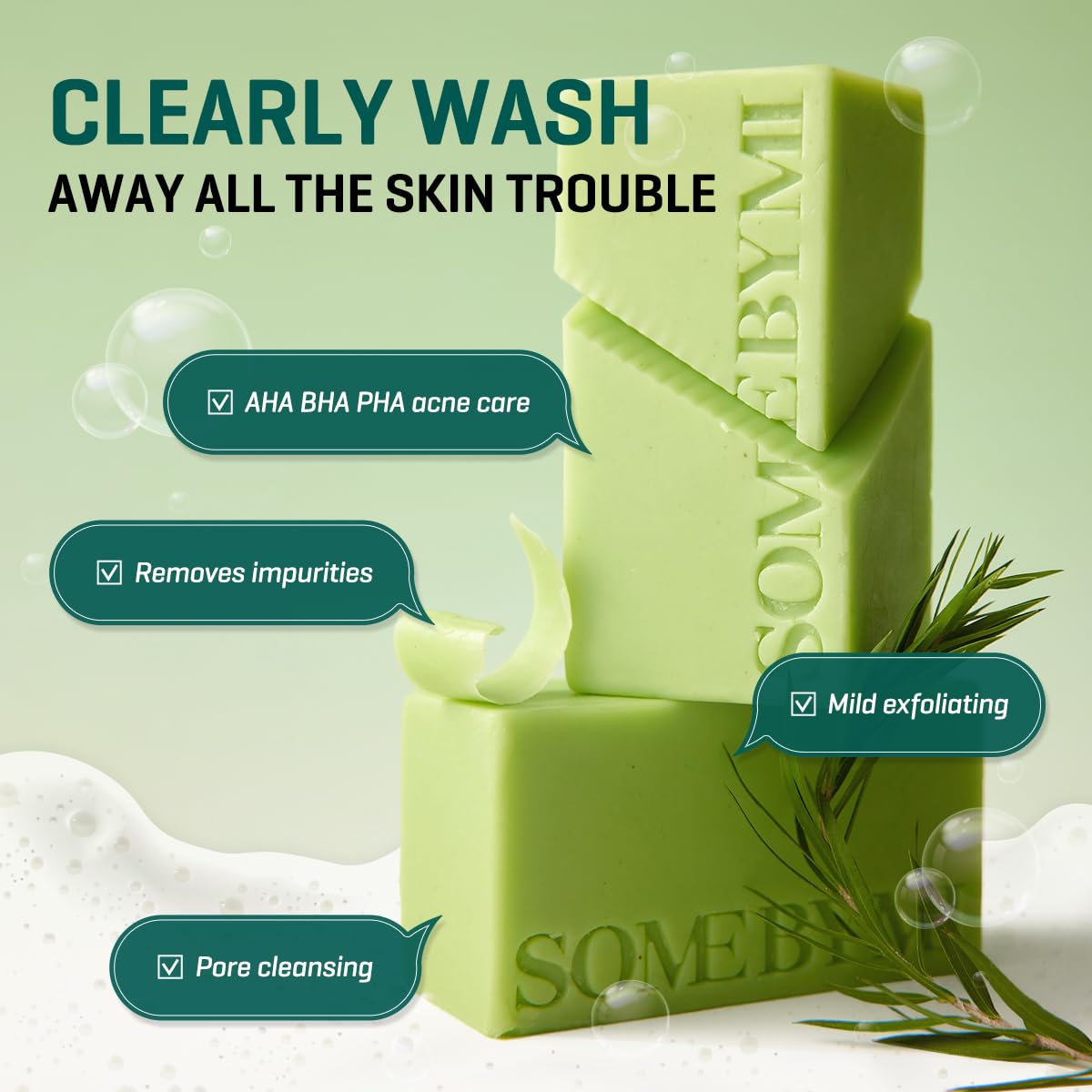 SOME BY MI AHA BHA PHA 30 Days Miracle Cleansing Bar 106g