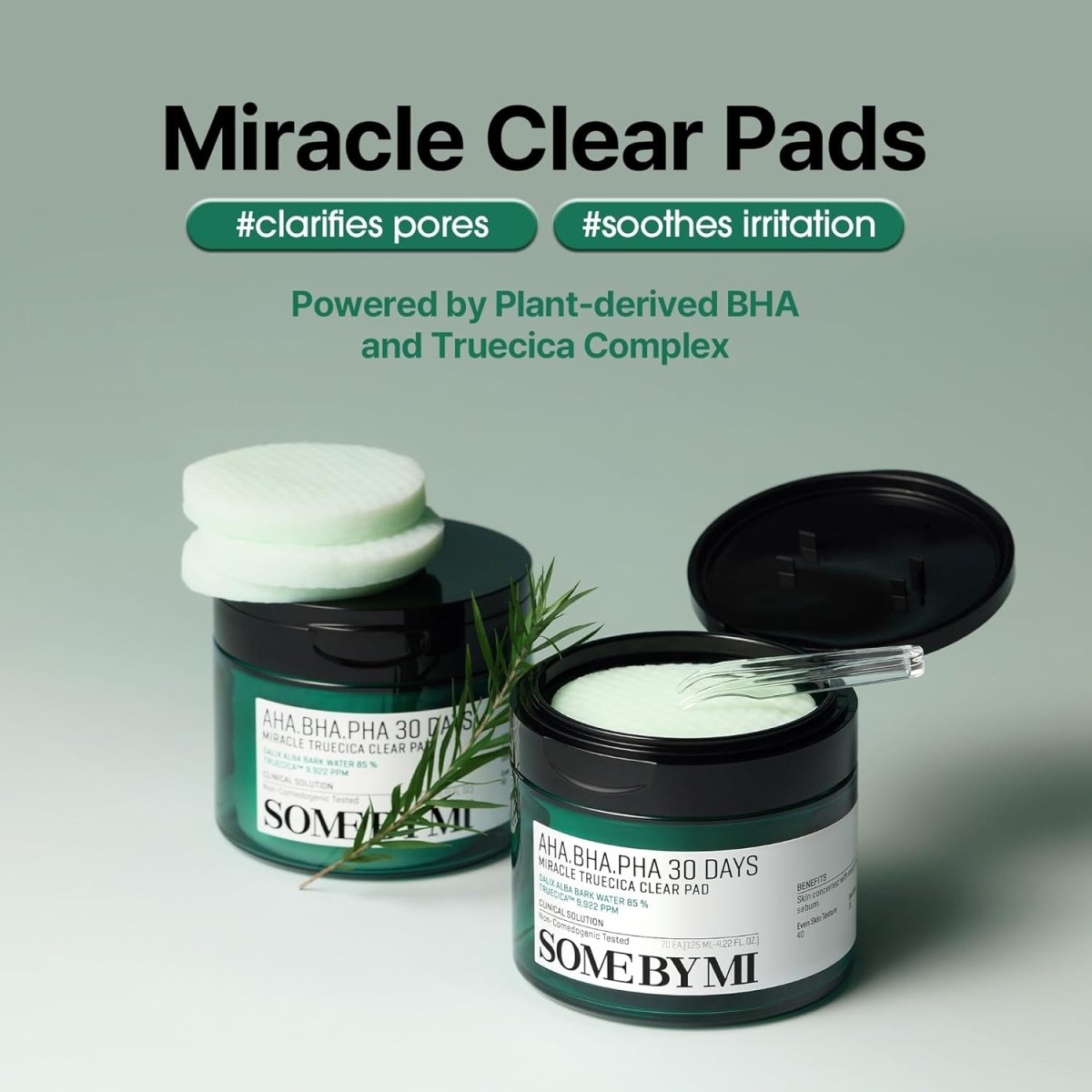 SOME BY MI AHA BHA PHA 30 Days Miracle Truecica Clear Pad 125ml / 70pads