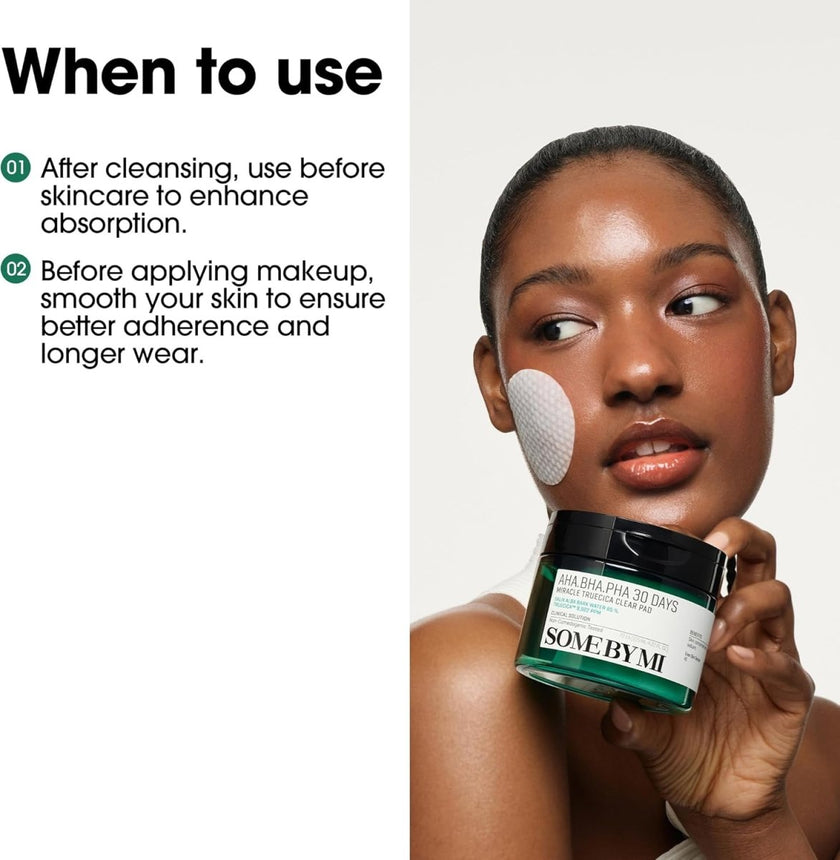 SOME BY MI AHA BHA PHA 30 Days Miracle Truecica Clear Pad 125ml / 70pads