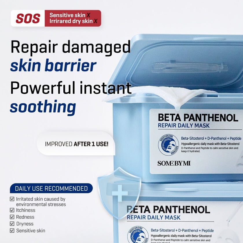 SOME BY MI Beta Panthenol Daily Mask 30pcs