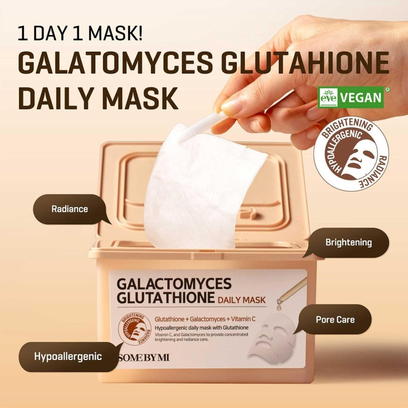 SOME BY MI Galactomyces Glutathione Daily Mask 30pcs