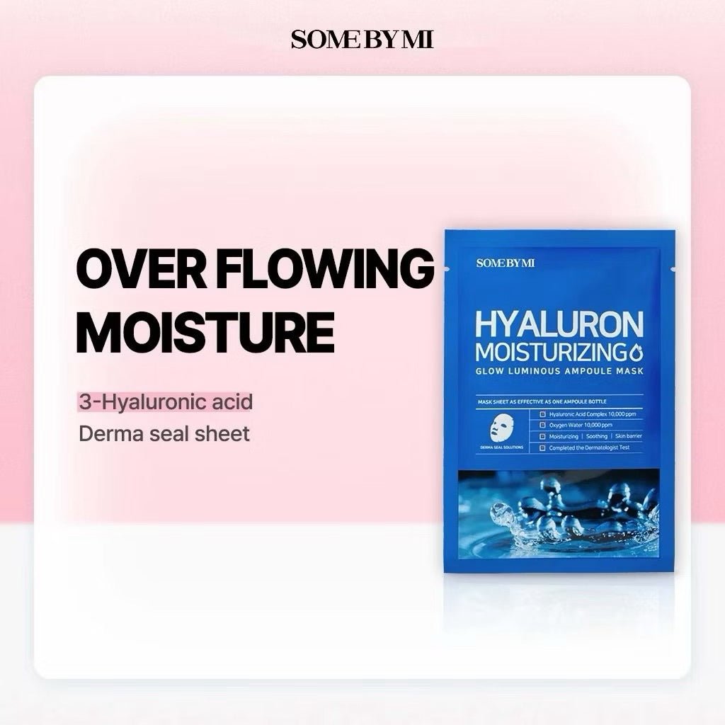 SOME BY MI Hyaluron Moisturizing Glow Luminous Ampoule Mask 1 PC