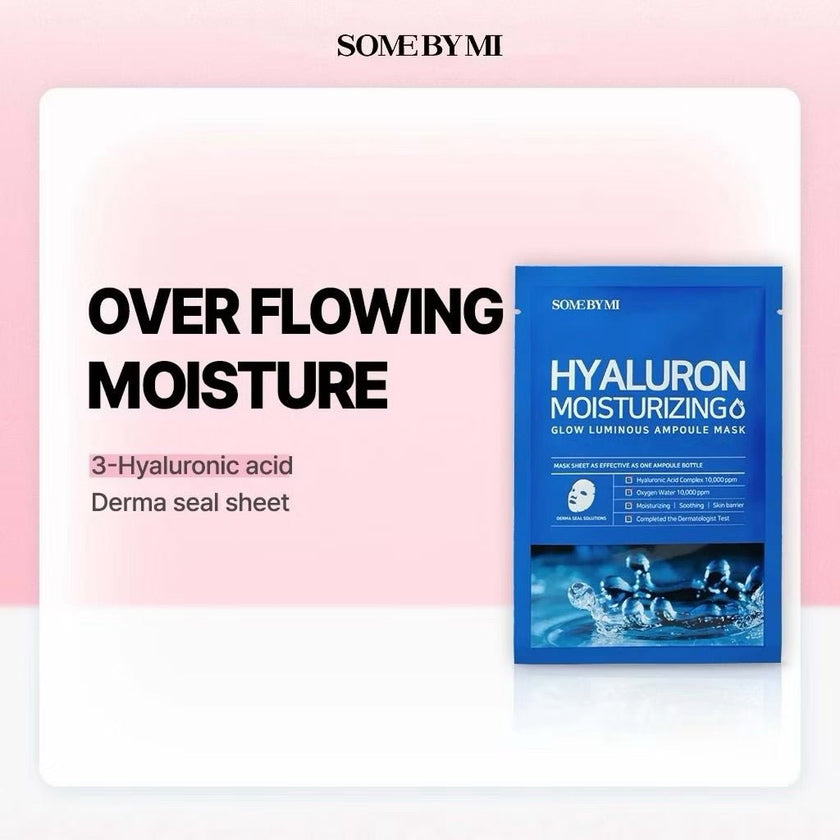 SOME BY MI Hyaluron Moisturizing Glow Luminous Ampoule Mask 1 PC