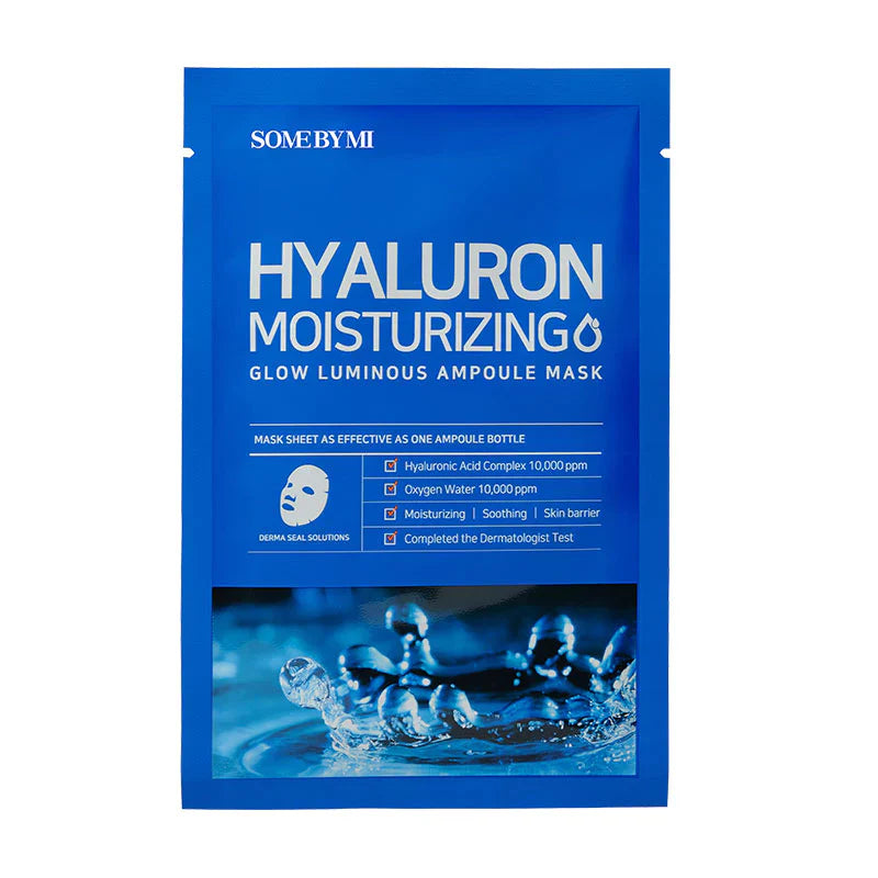 SOME BY MI Hyaluron Moisturizing Glow Luminous Ampoule Mask 1 PC