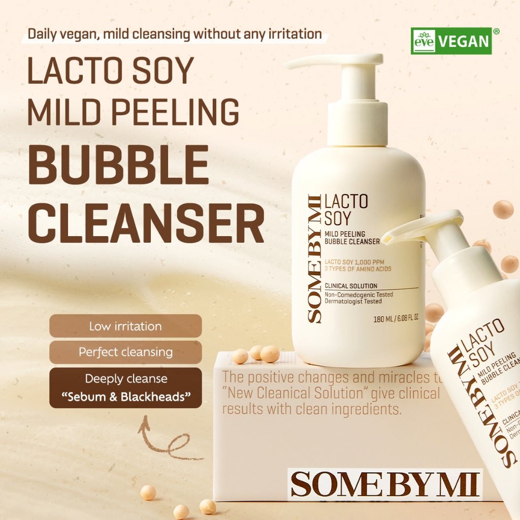 SOME BY MI Lactosoy Mild Bubble Peeling Cleanser 180ml
