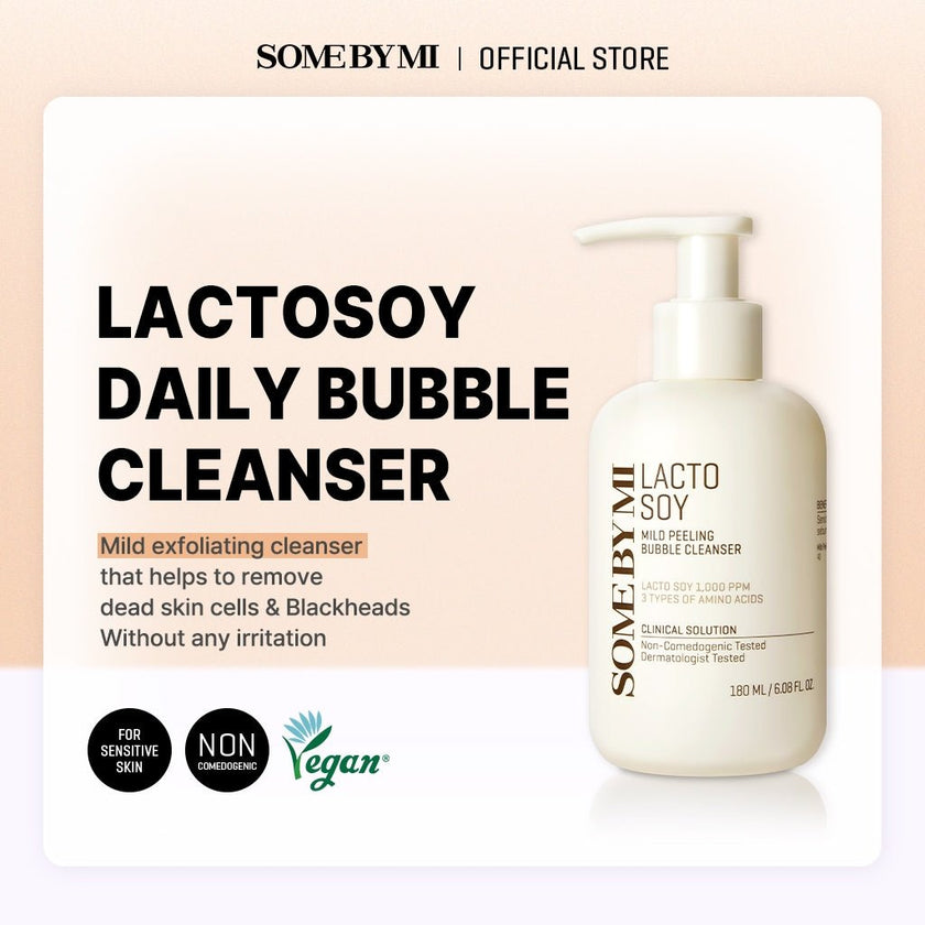 SOME BY MI Lactosoy Mild Bubble Peeling Cleanser 180ml