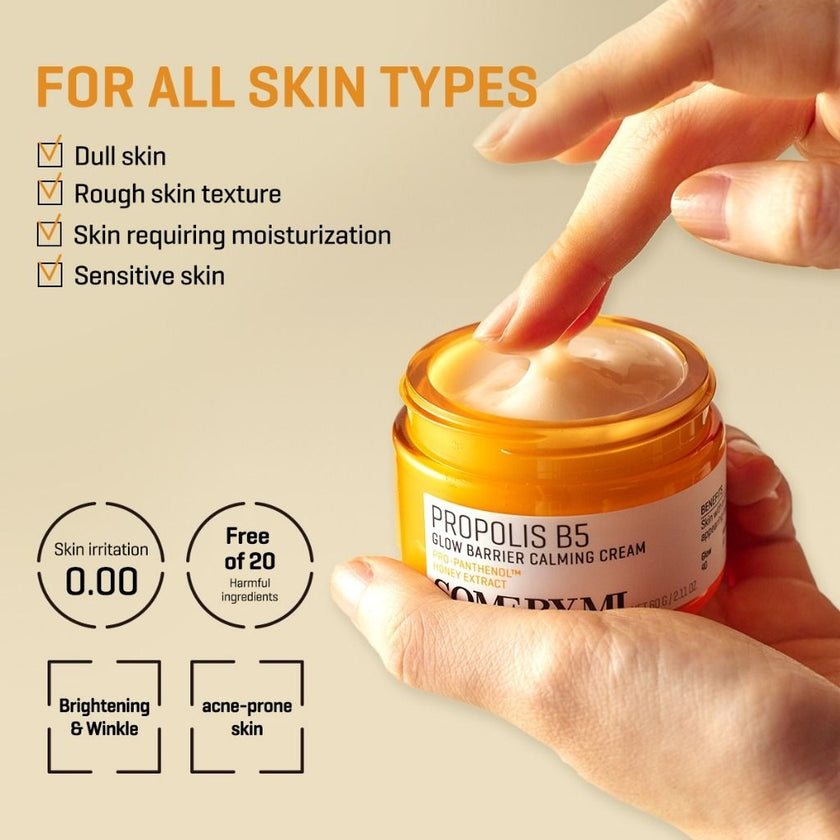 SOME BY MI Propolis B5 Glow Barrier Calming Cream 60g