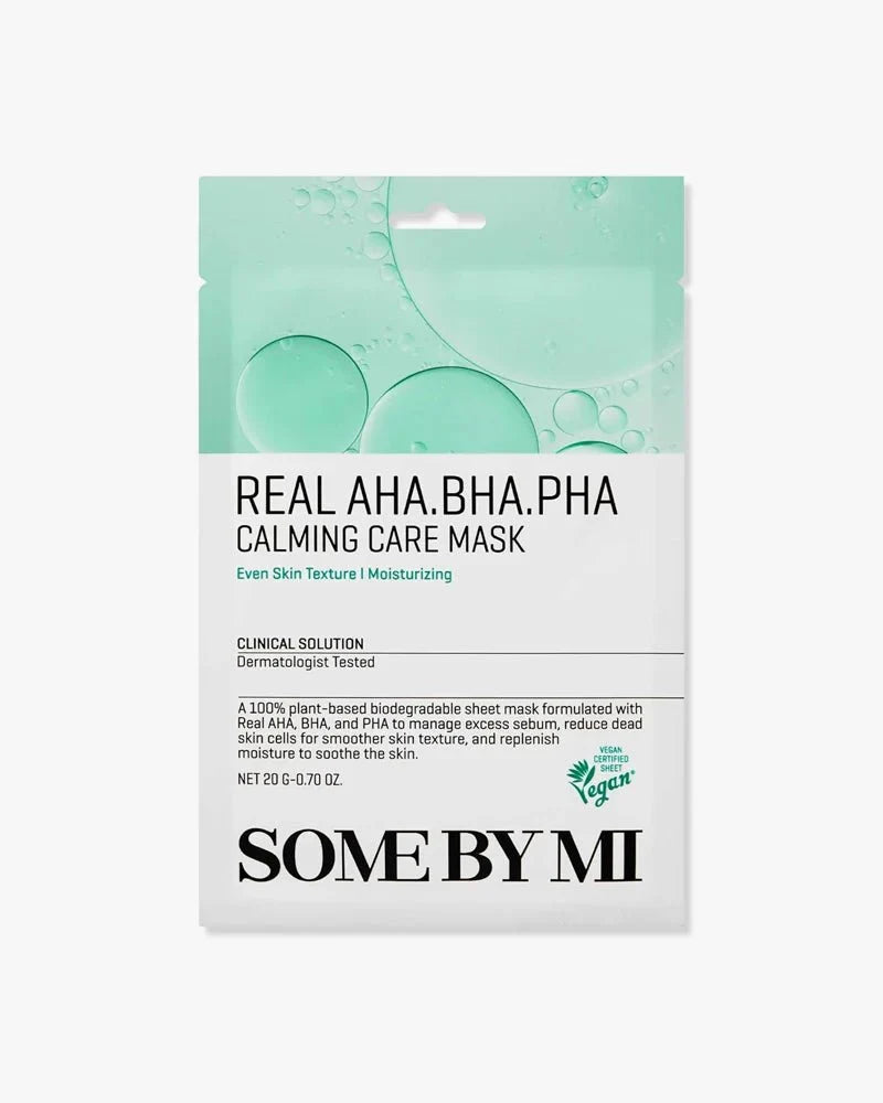 SOME BY MI Real AHA/BHA/PHA Calming Care Mask 20g