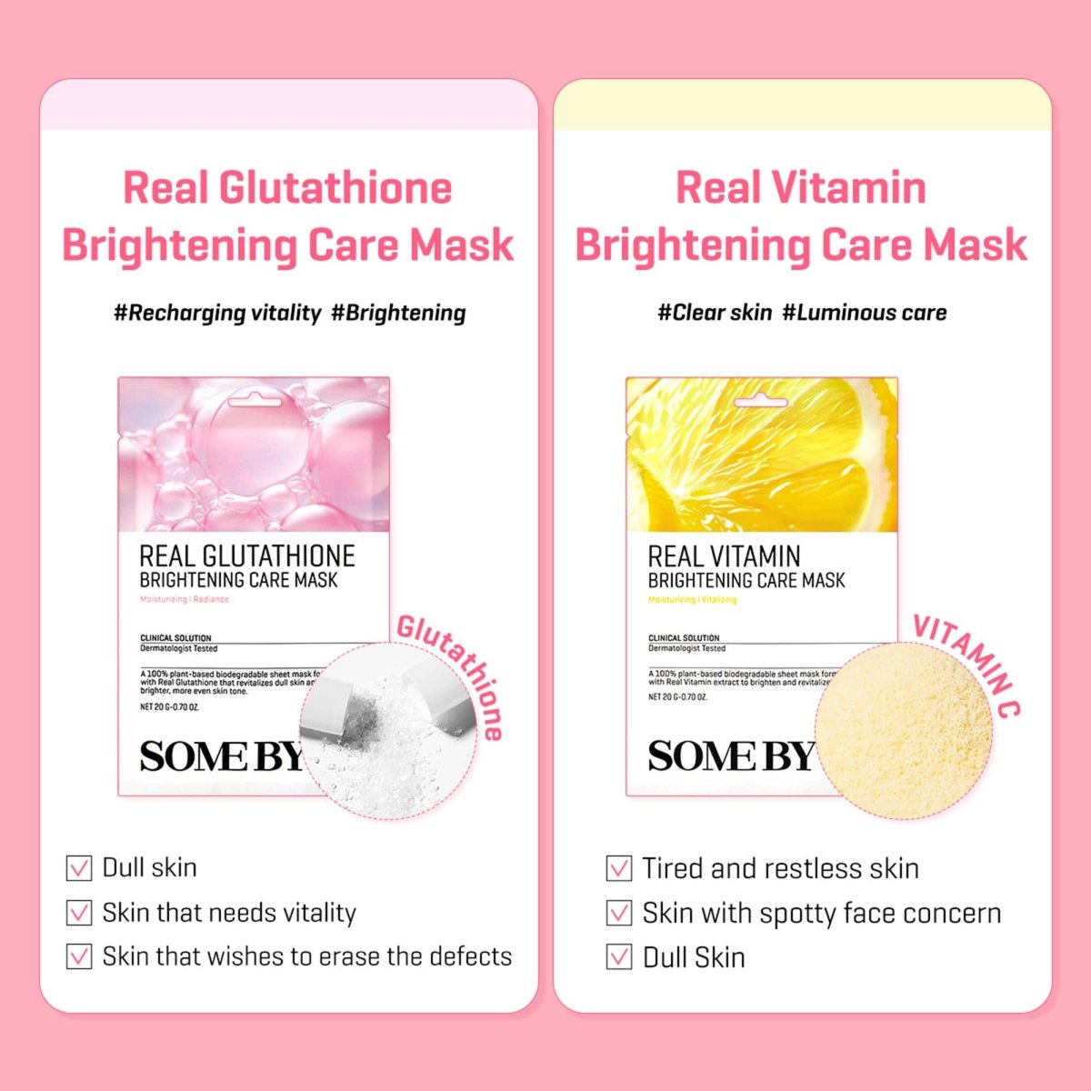 SOME BY MI Real Vitamin Brightening Care Mask 20g