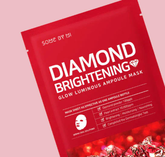 SOME BY MI Red Diamond Brightening Glow Luminous Ampoule Mask 1 PC