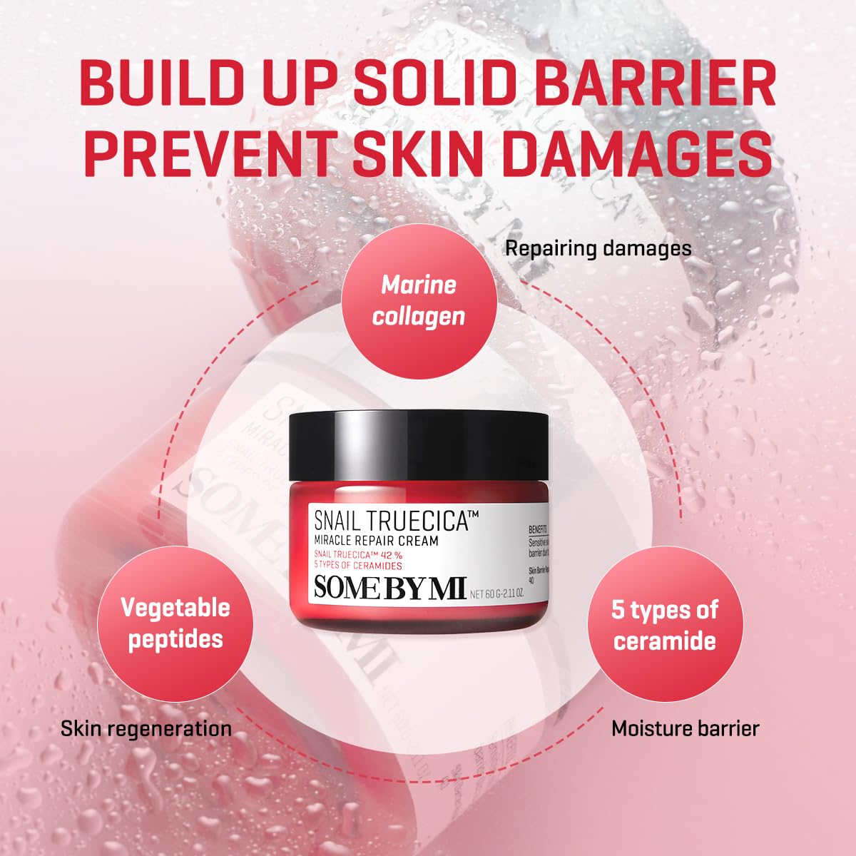 SOME BY MI Snail Truecica Miracle Cream 60g