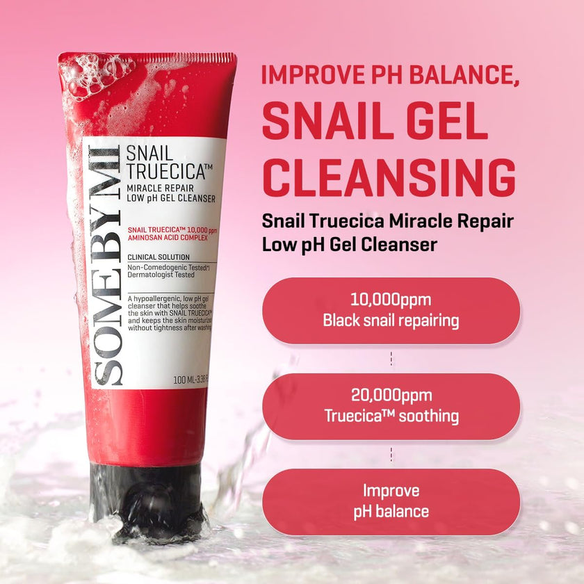 SOME BY MI Snail Truecica Miracle Low Ph Gel Cleanser 100ml