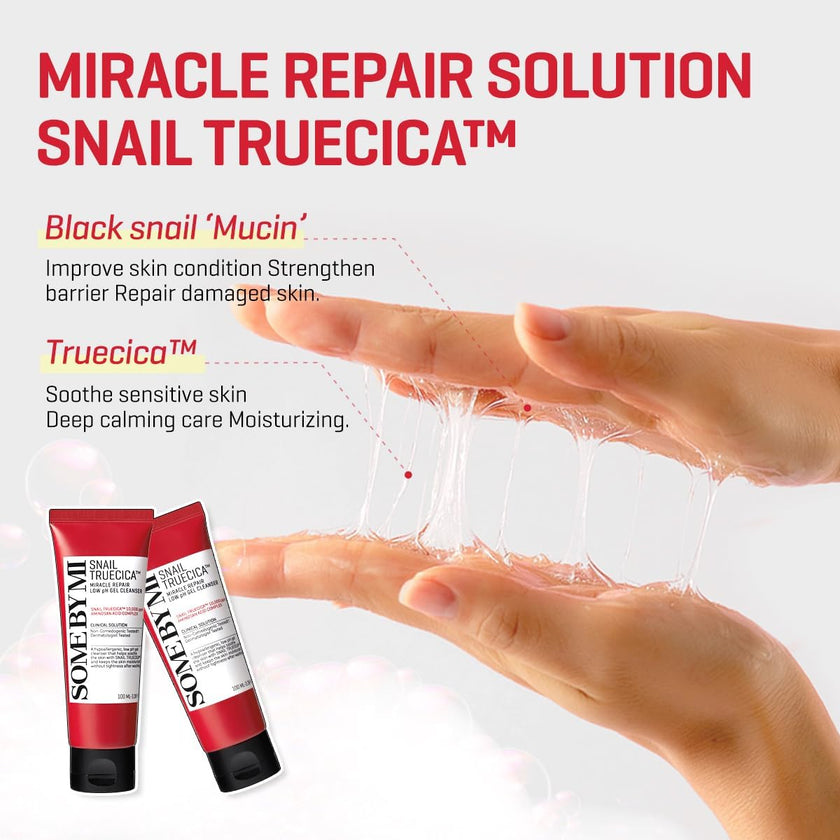 SOME BY MI Snail Truecica Miracle Low Ph Gel Cleanser 100ml