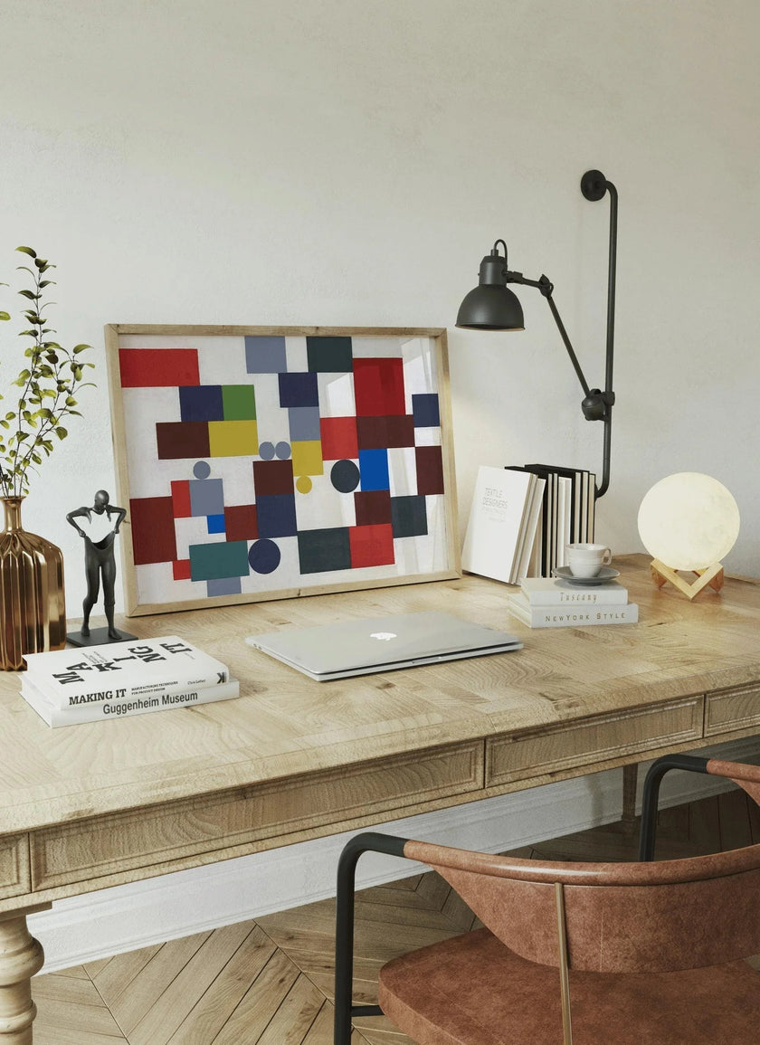 Sophie Taeuber-Arp Bauhaus Print: Modernist Wall Art, Handframed Option