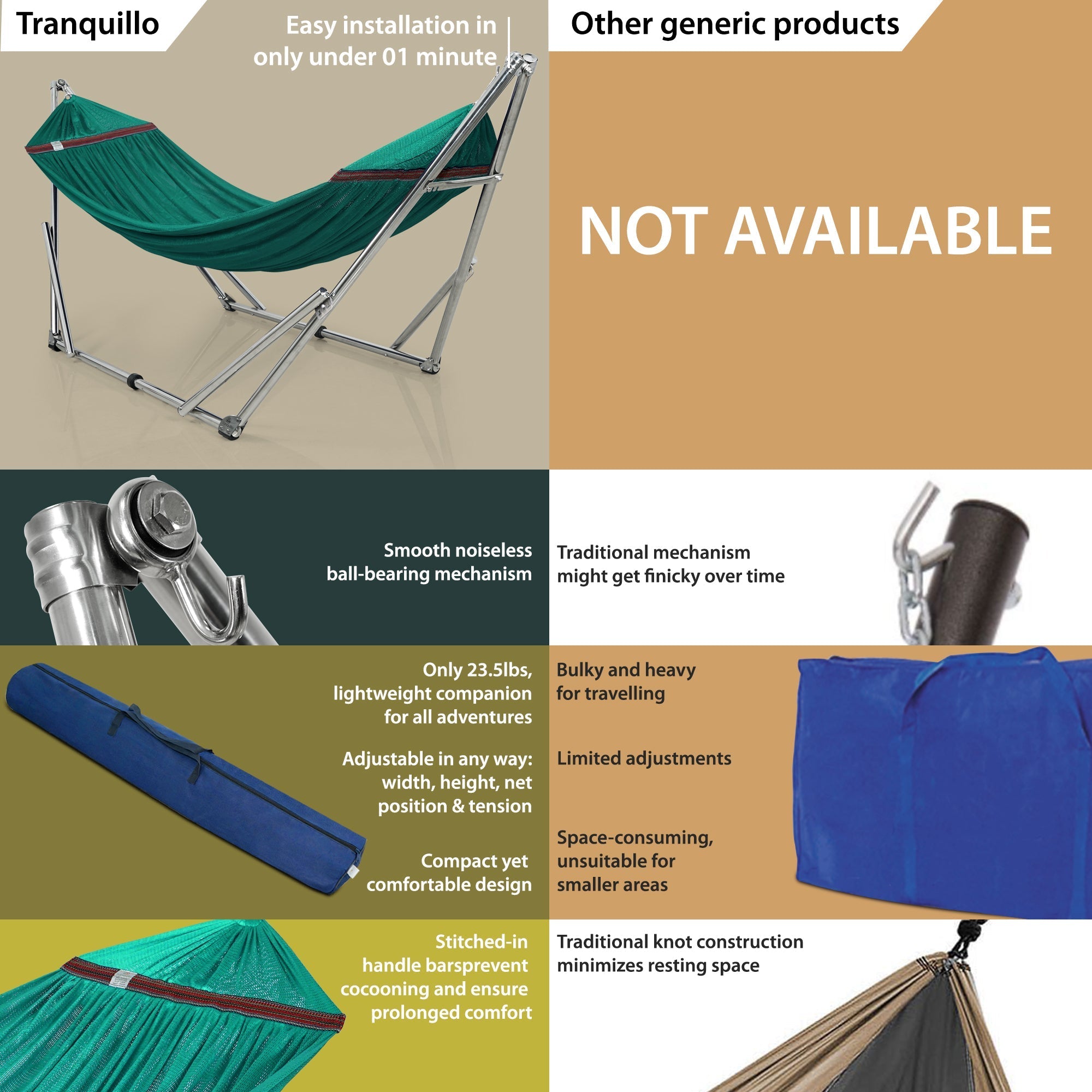 Original Stainless Steel Hammock Stand