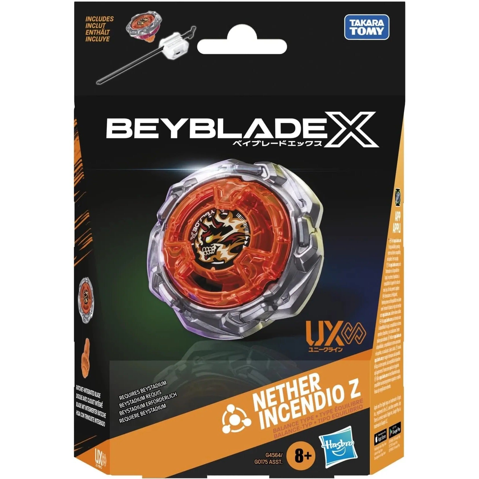 [PREORDER] (Hasbro) Beyblade X - Nether Incendio Z - TBD