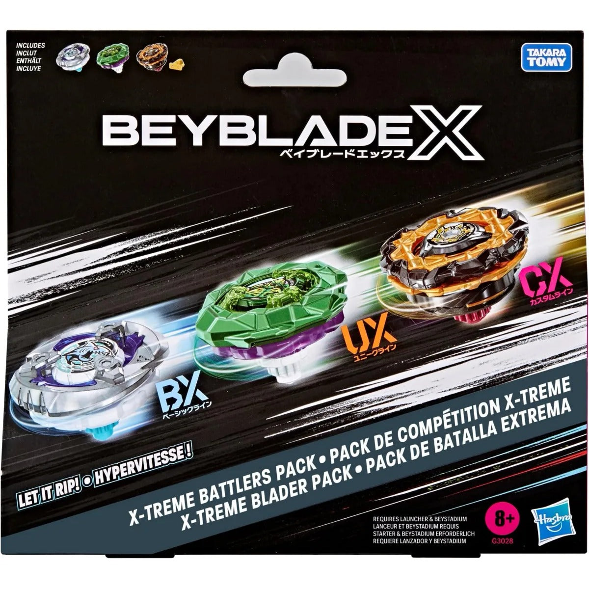 [PREORDER] (Hasbro) Beyblade X - X-Treme Battlers Pack - TBD