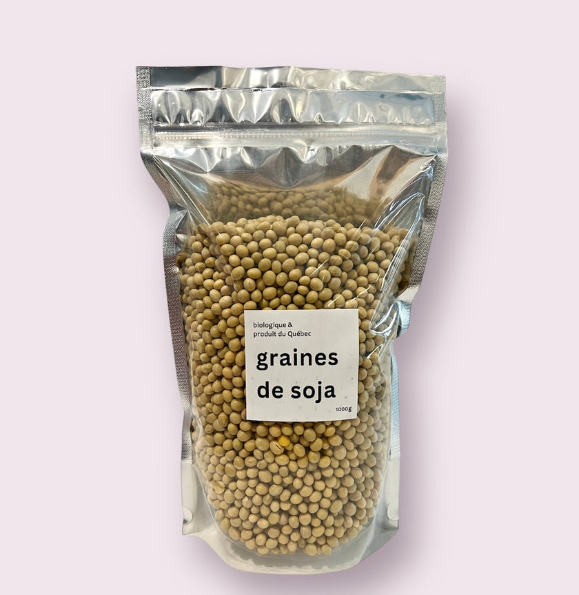 Organic soy beans