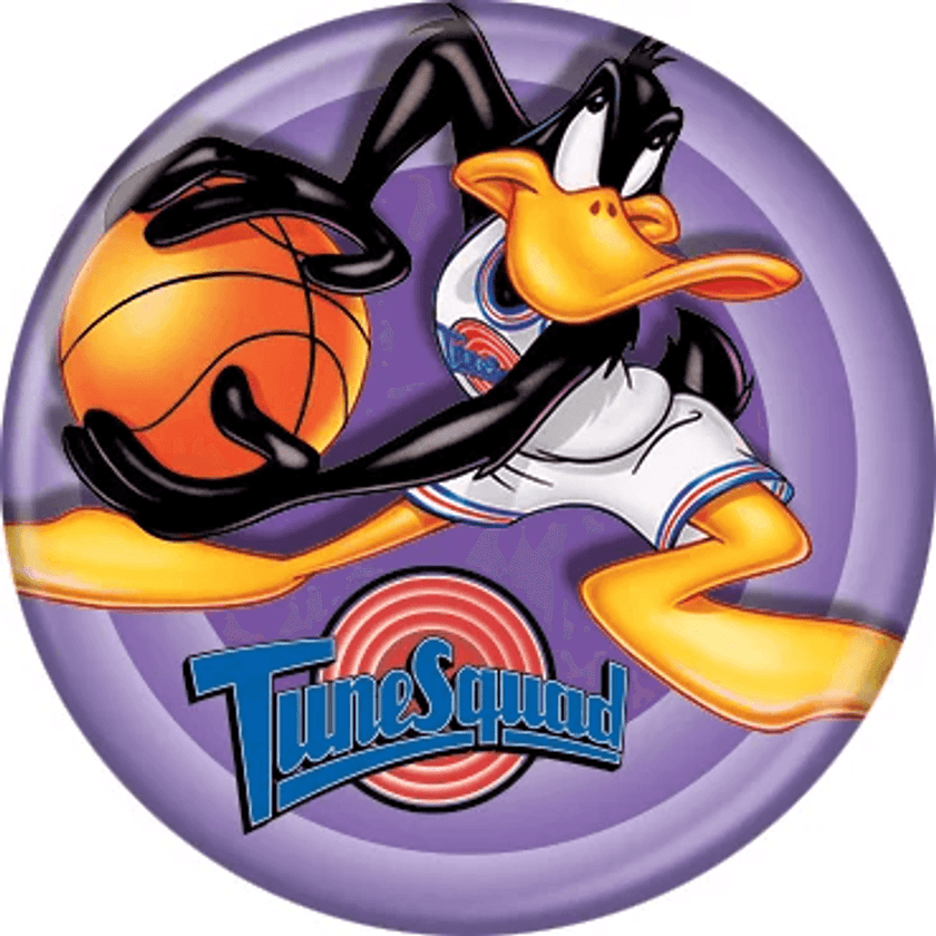 Space Jam Tune Squad Daffy Button
