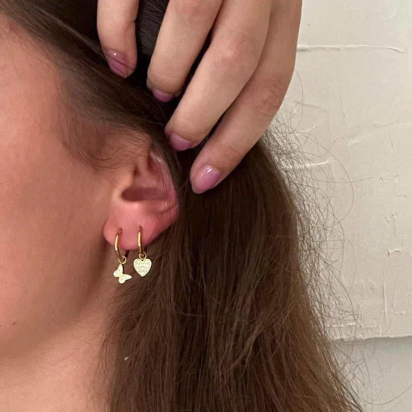 Sparkling Huggies Earrings