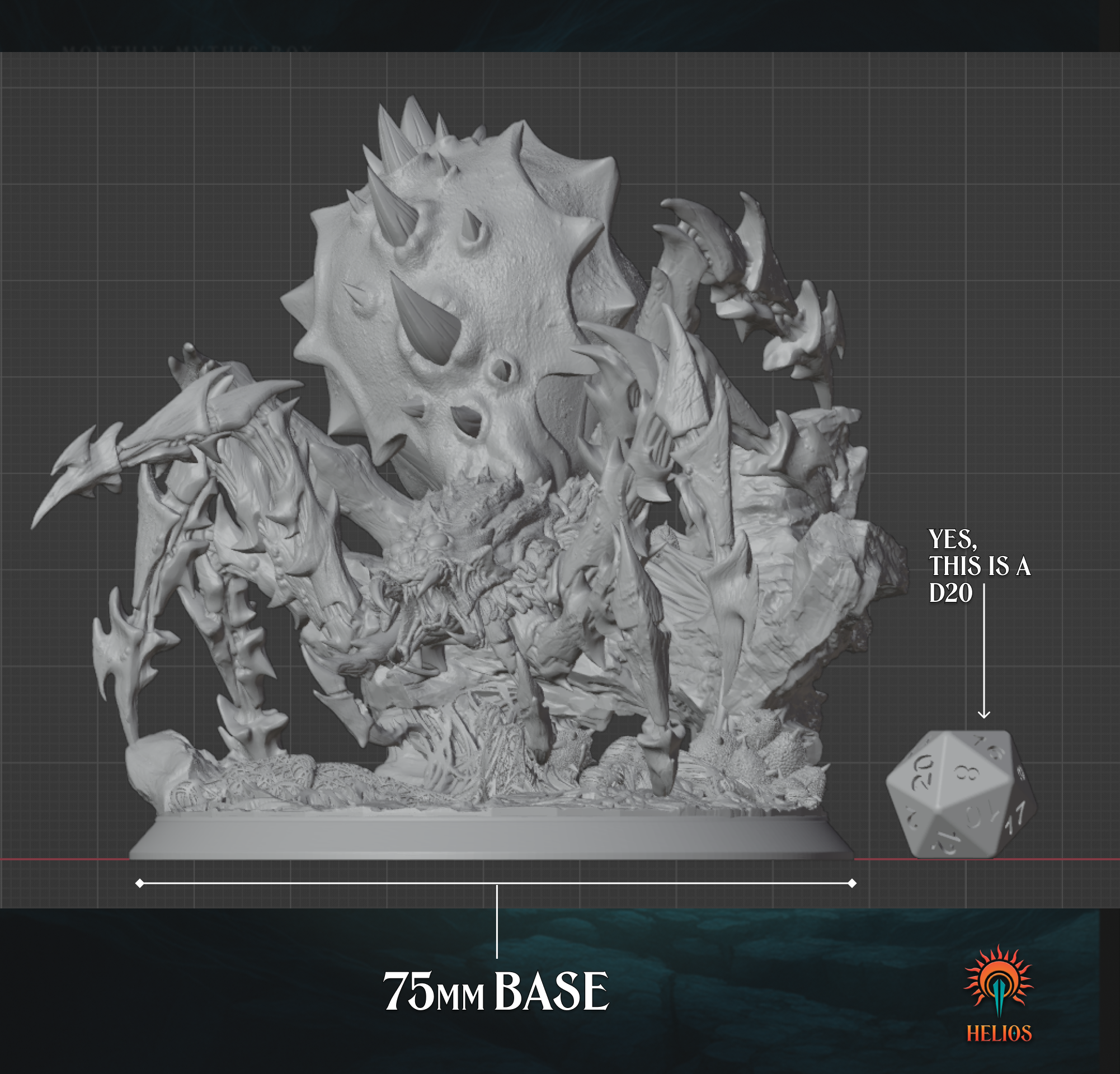 Spider Colossus Miniature | 5e Boss Expansion + Statblock