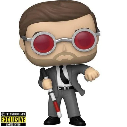 Spider-Man: No Way Home Matt Murdock with Brick Pop! Vinyl Figure - Entertainment Earth Exclusive