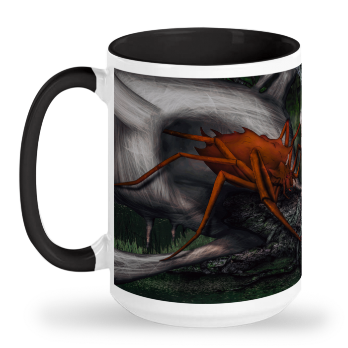 Tasse en céramique 15 oz - Créature Araignée