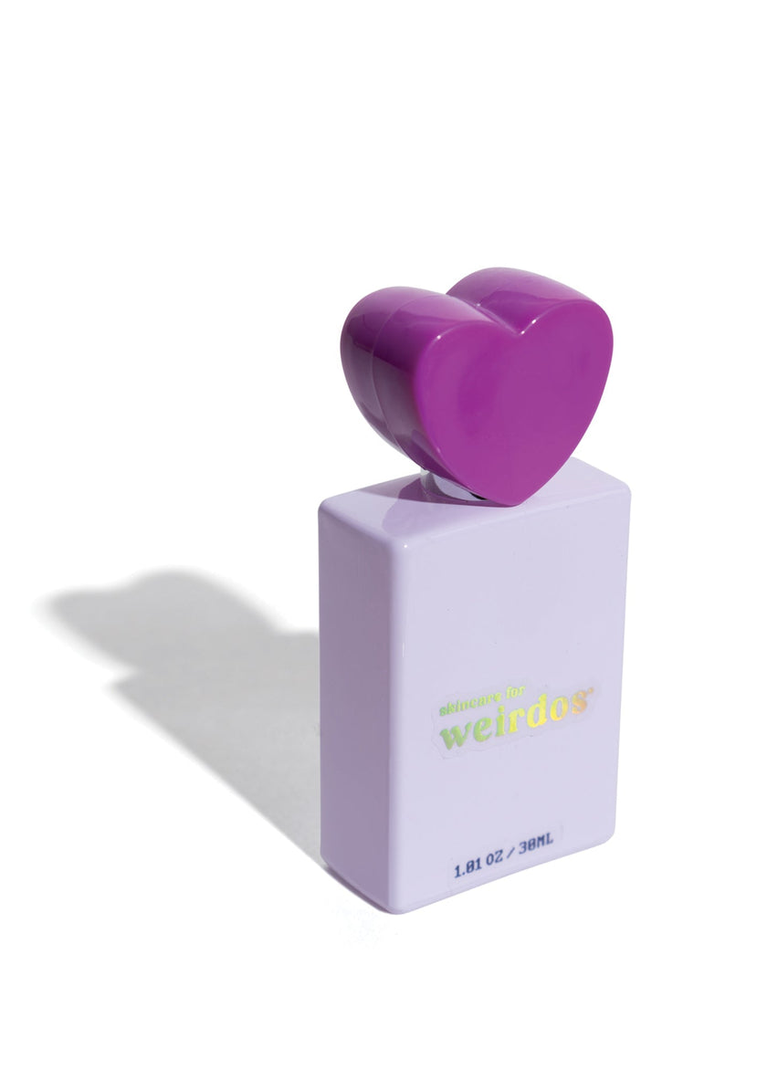 heart glass spray bottle