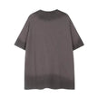 Spray Painting Do Dirty Old Letter Print Short-sleeve