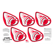 SpyderWeb Deer Vitals Dual Face Paper Target
