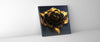 Canvas Print-Black and Gold Flower-Wall Art