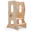 Tour Montessori Stable : Chaise évolutive en bois - Beige
