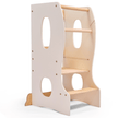 Tour Montessori Stable : Chaise évolutive en bois - Ivoire