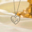 Stainless Steel Necklace Women's Fashion Copper-plated Gold Pendant Clavicle Chain For Mother Girlfriend Gift